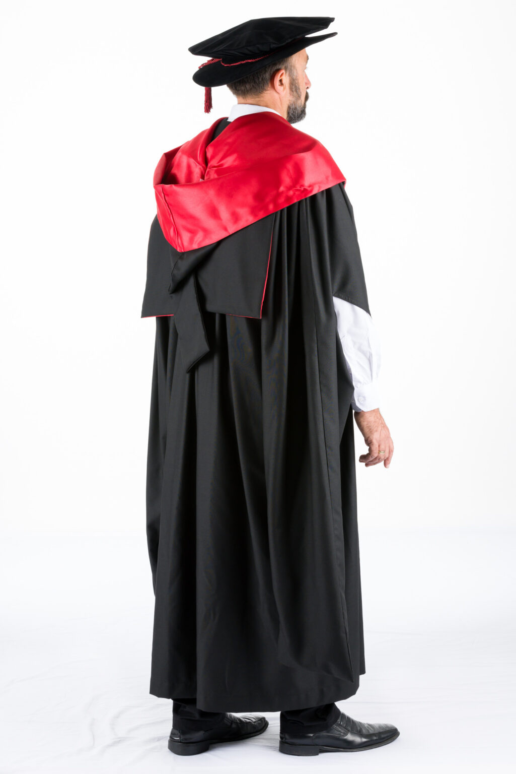 phd-doctoral-full-set-gown-hood-bonnet-red-satin-facings-the-gown-chick